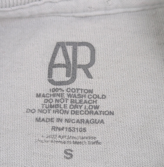 AJR American Pop Band Concert Tee Small - Picture 3 of 6